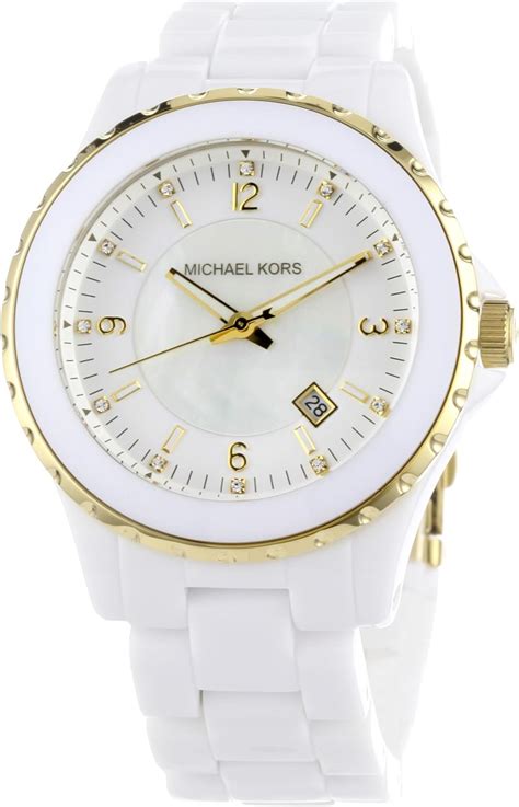 brazalete para reloj michael kors|Michael Kors reloj mujer blanco.